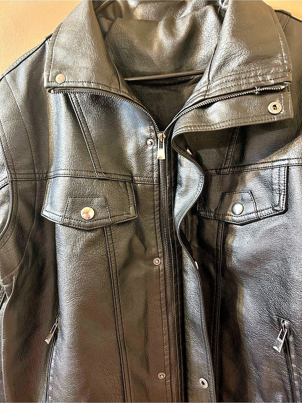 Men's Black Bomber Jacket New - Picture 3 of 6